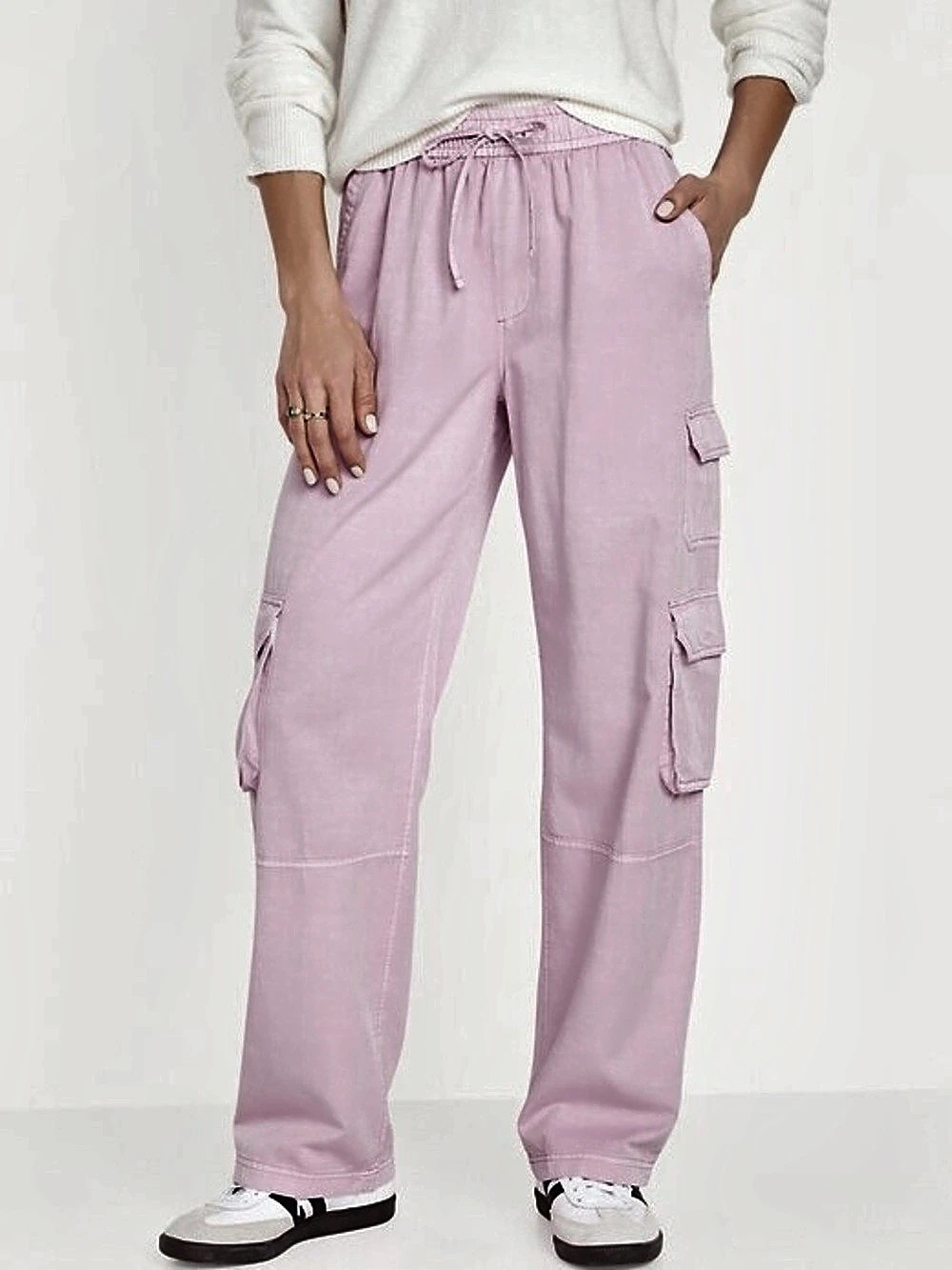 Old Navy Pink Cargo Jogger Pants